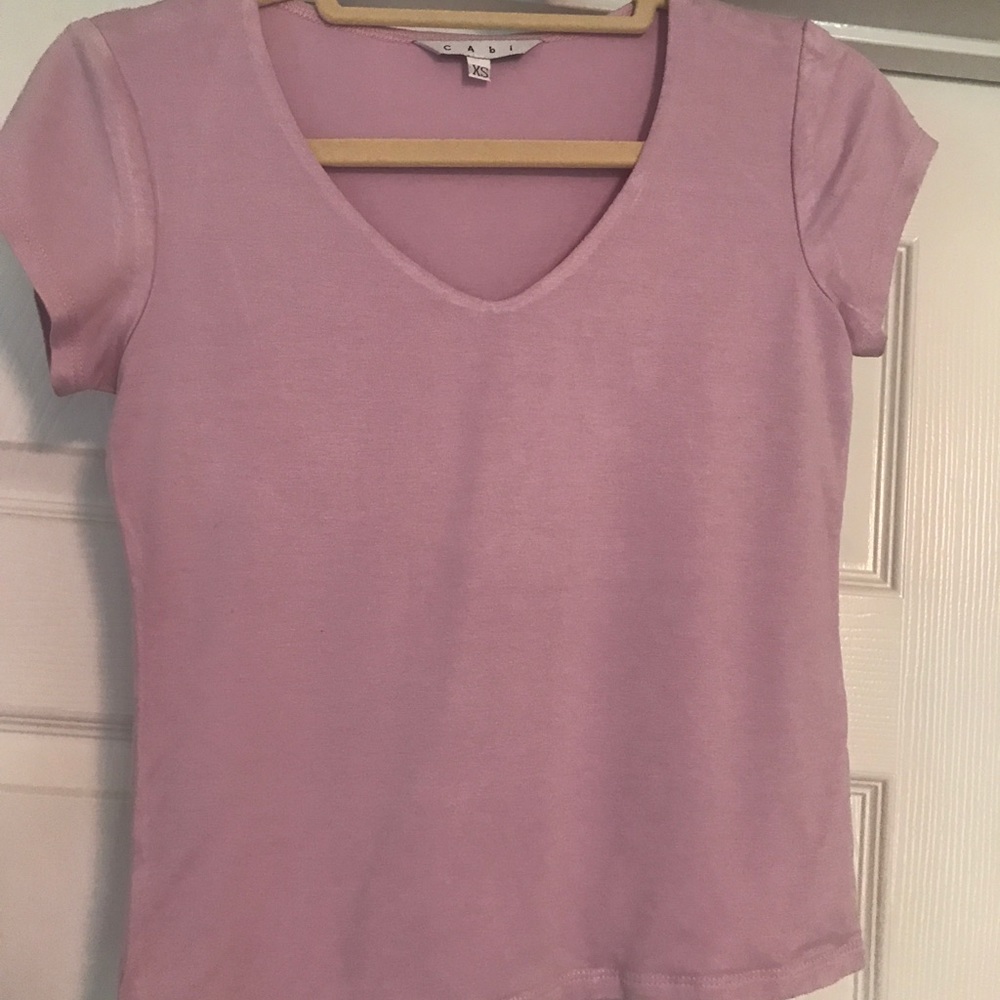 CAbi Lilac colored top XS